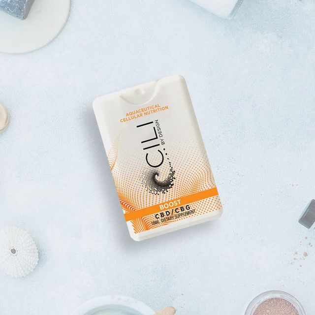 CILI-Produkt in orangefarbener Verpackung